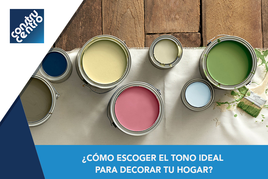 ¿Cómo escoger el tono ideal para decorar tu hogar?