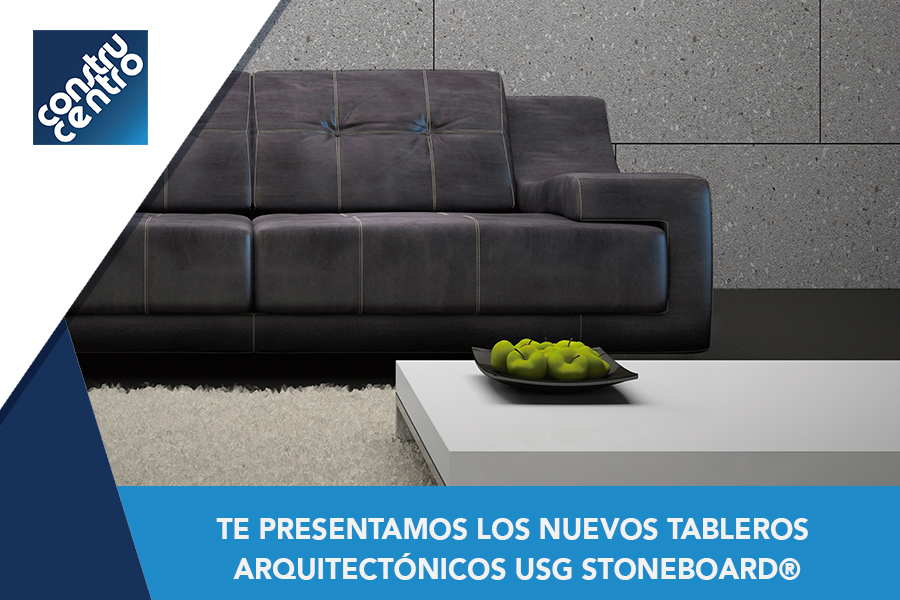 Te presentamos los nuevos tableros arquitectónicos USG STONEBOARD®